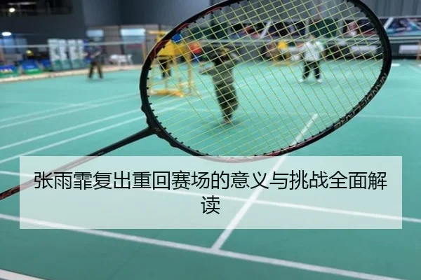 张雨霏复出重回赛场的意义与挑战全面解读